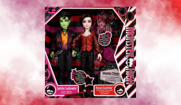 monster high dolls keiran valentine and spelldon cauldronello in box