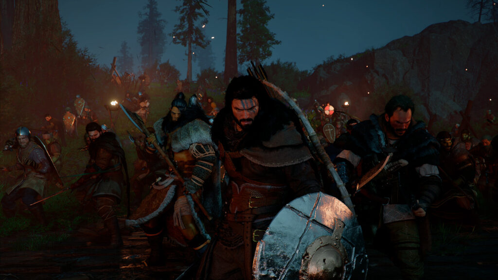 Crimson Desert - Kliff and the Greymaines are shown preparing for battle