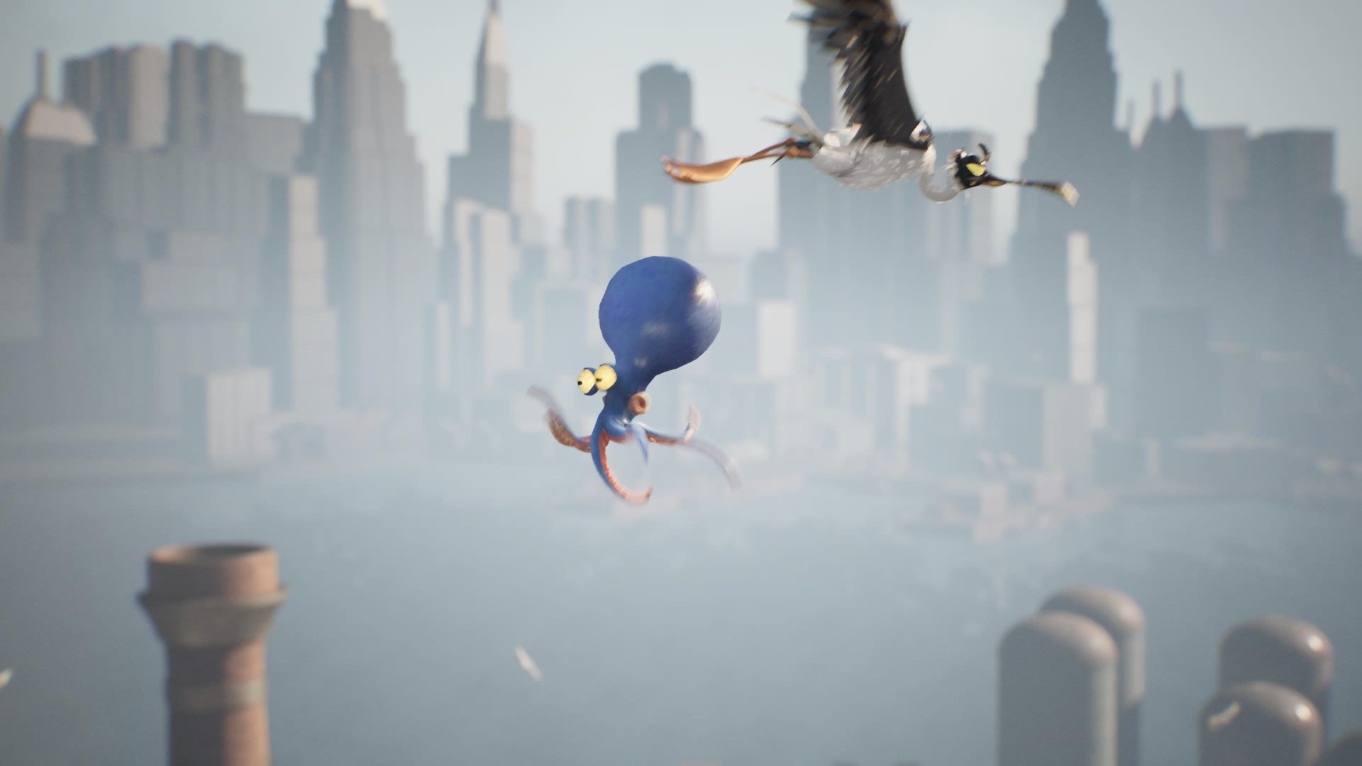 Darwin is currently flying, but Steven the seagull may have other plans - Darwin’s Paradox!