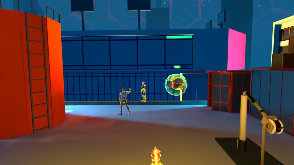 The Phoenix Gene : a cutscene showing the main character getting captured
