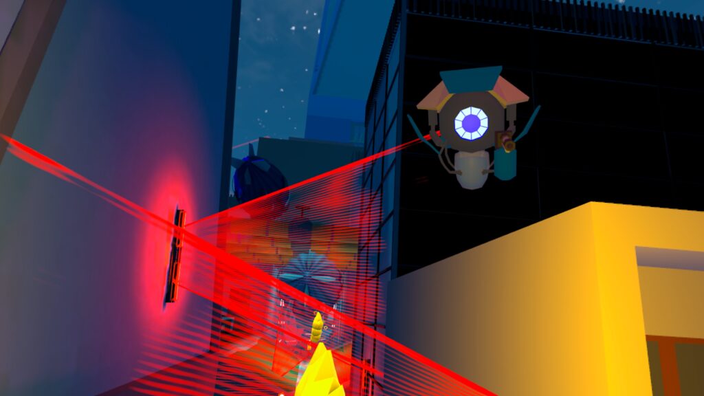 The Phoenix Gene : a close up of the main enemy type, an eye drone