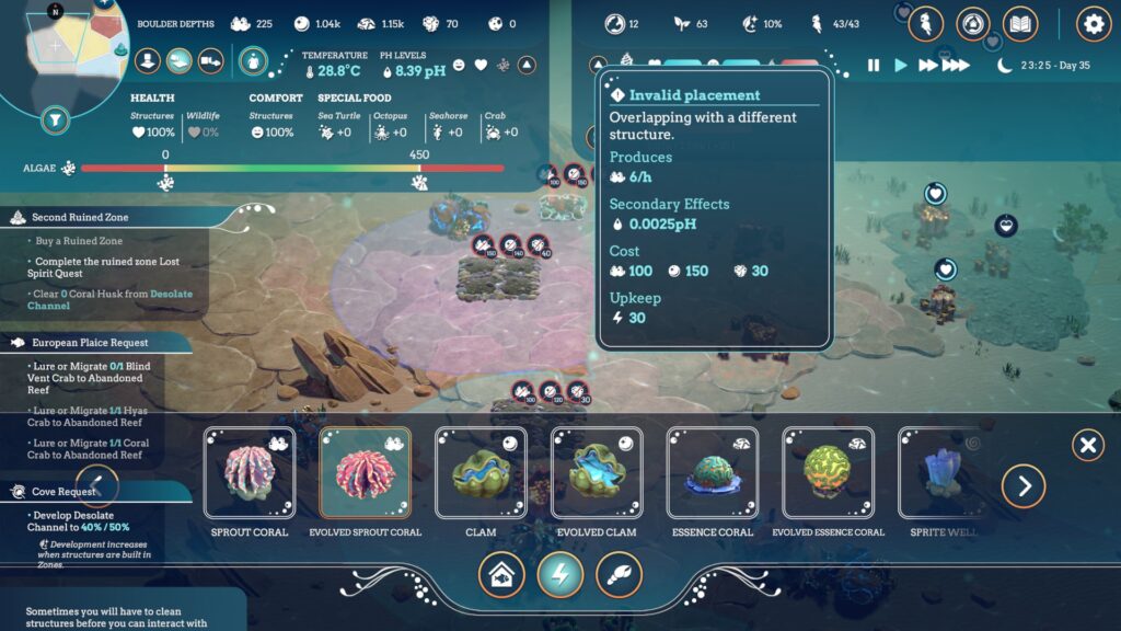 Life Below - a beautiful ocean landscape a look at the structures and settings
