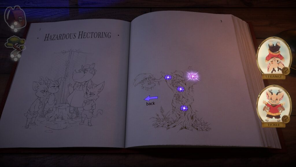 As you progress and explore the game and storylines, the tree will grow more and more branches. - Beacon Pines