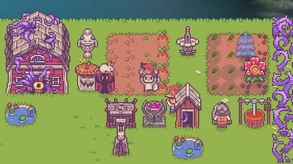 Petunia’s Purgatory - a close up look at the sprites and crops of a 2.5d pixel farm