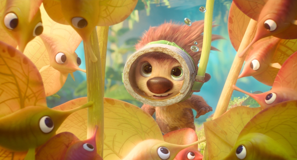 A young Ollie exploring underwater - SWAPPED