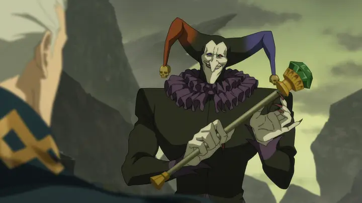 Vergil talking to Jester in the Demon World - Devil May Cry 2
