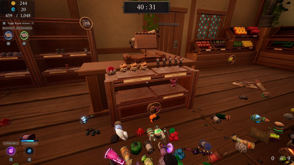 You can find all sorts of trinkets to put in the right place - Shelves and Sorcery
