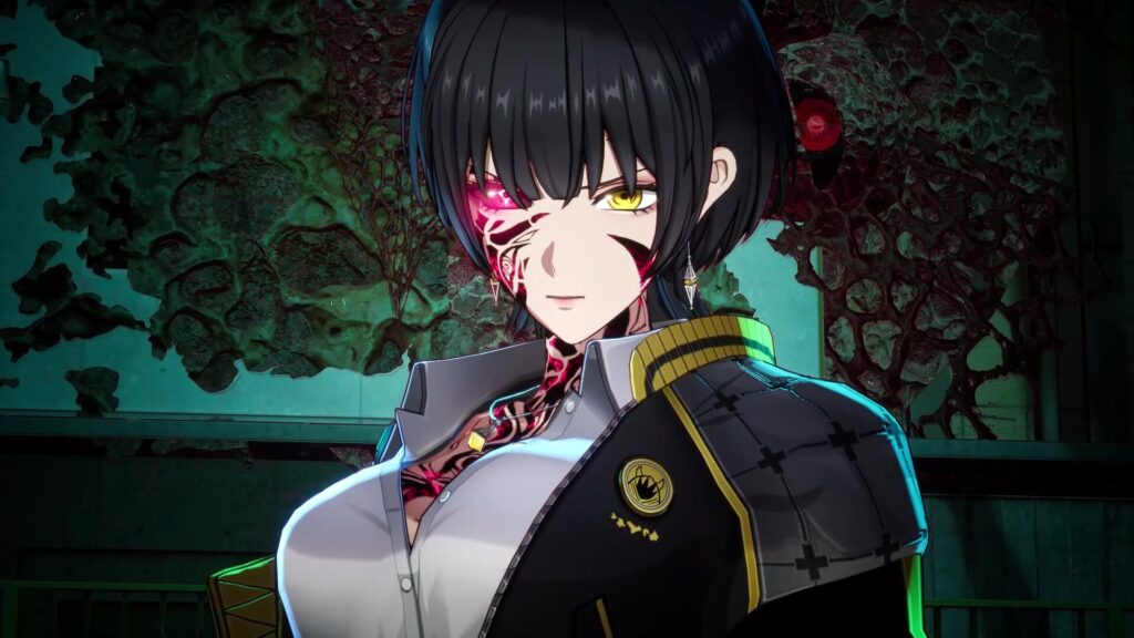 qliphah in providences shadow - Rena is shown with a close up revealing her power is focused in her eye