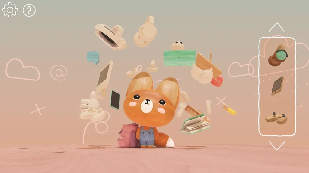 Foxy surrounded by all her city supplies such as laptop, phone and other electronics. 