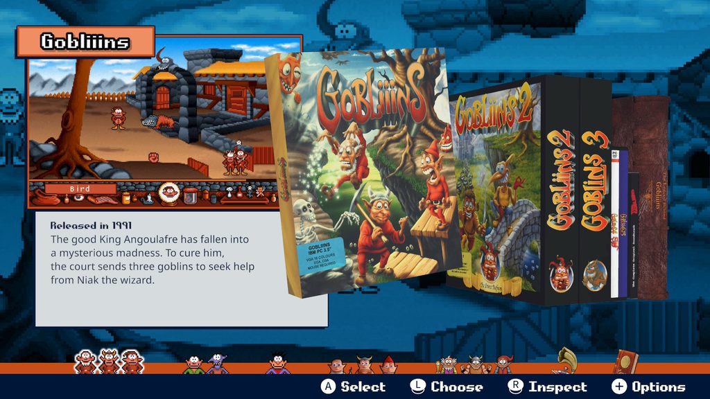 Gobliiins Collection - a fan of box art for each of the games.