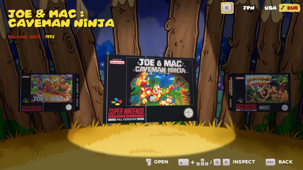 The  Joe & Mac Caveman Ninja box 