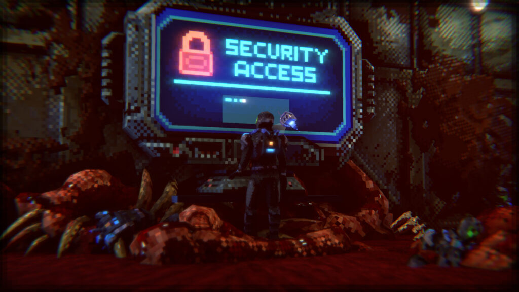 moros protocol a cutscene shows the player accessing a security console